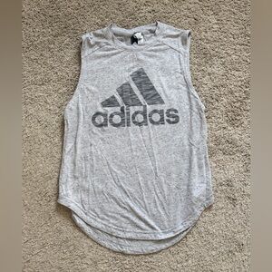 Adidas Grey Muscle Tank